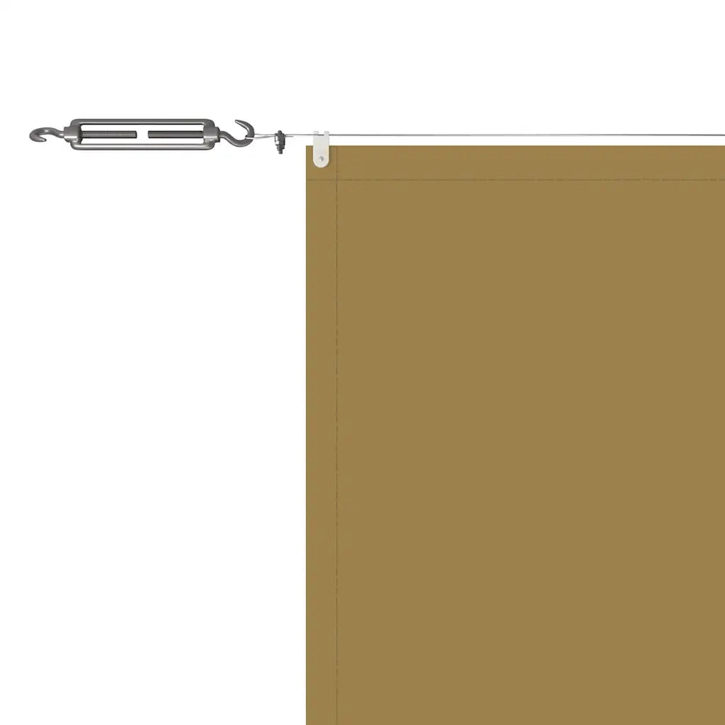 Paravento Verticale Beige 60x1200 cm in Tessuto Oxford CFW8769386
