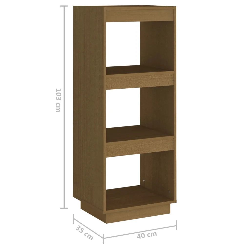 Libreria/Divisorio Marrone Miele in Legno Massello di Pino cod mxl 27877