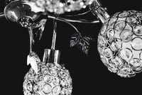 Lampadario In Cristallo Con Foglie In Metallo APP636-5C