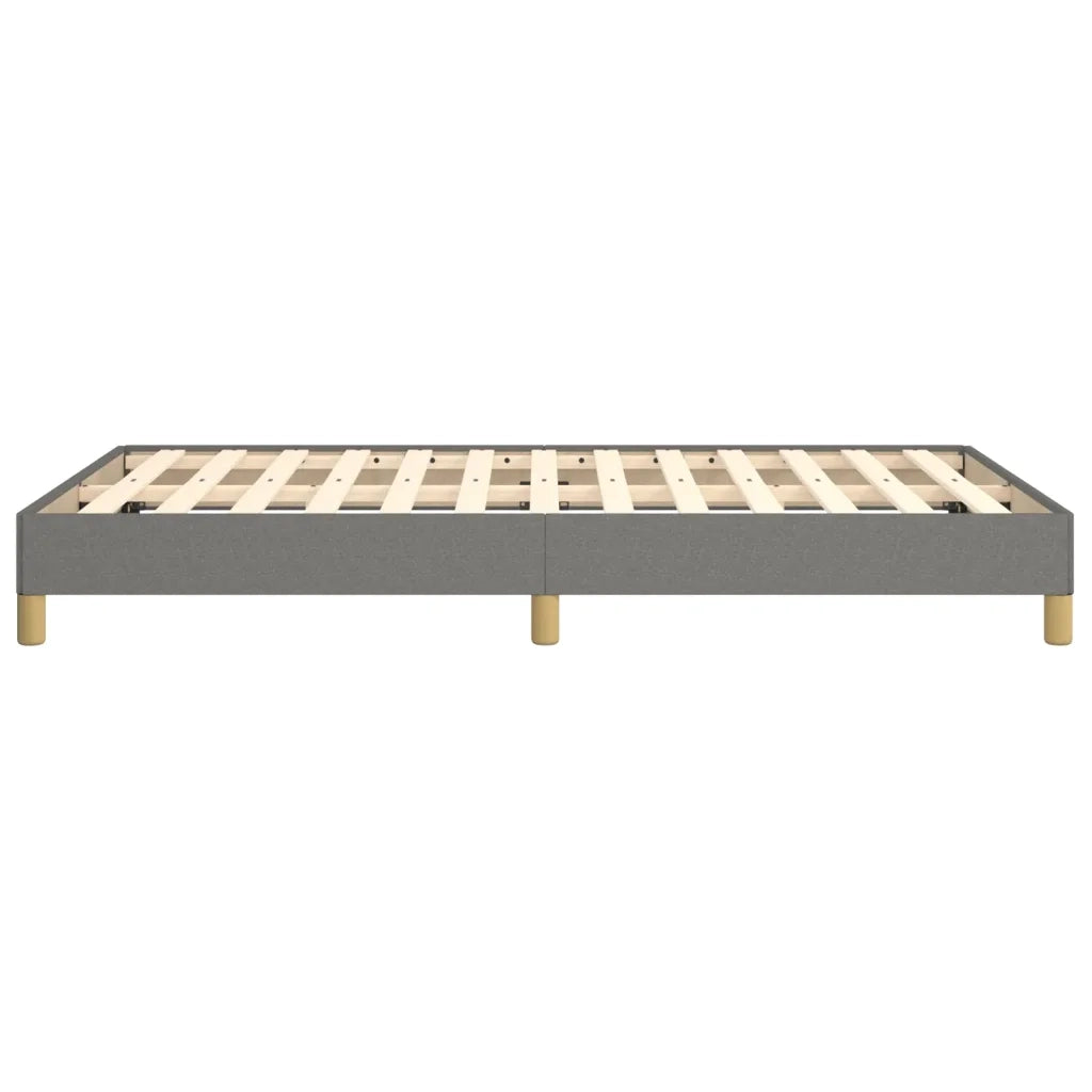 Giroletto senza Materasso Grigio Scuro 120x190 cm in Tessuto