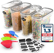 Set di conservazione a scatola - plastica BPA libera - ermetica - 4 pezzi