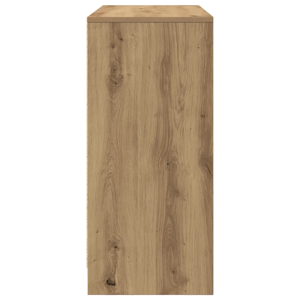 Credenza Rovere Artigianale 85x34x76 cm in Legno Multistrato 861633