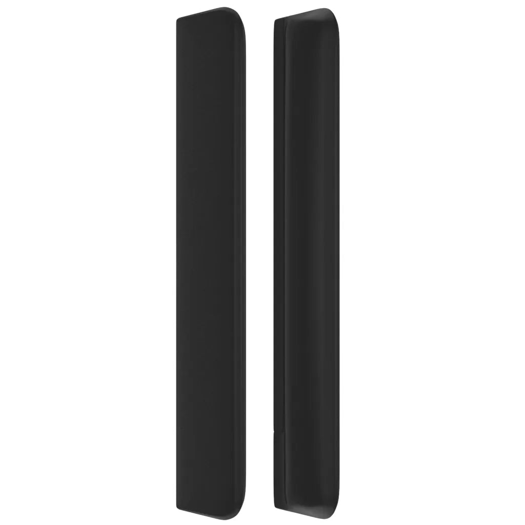 Testiera ad Orecchio Nera 203x16x118/128 cm in Similpelle 3119408