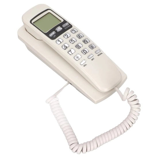 Telefono per Ufficio Multifunzionale con Display LCD e ID di Chiamata - Adatto per Hotel e Ufficio