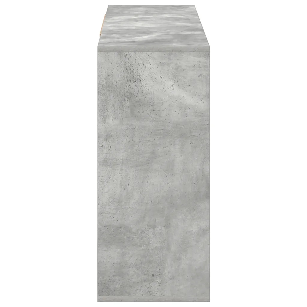 Credenza Grigio Cemento 120x30x75 cm in Truciolato cod mxl 13610