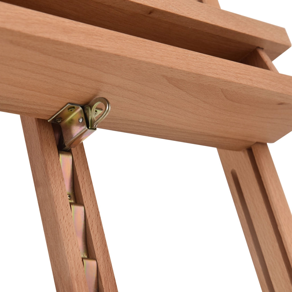 Cavalletto in Legno Altezza Regolabile con Rack ¨C zephmum ¨C Naturale 171x230cm