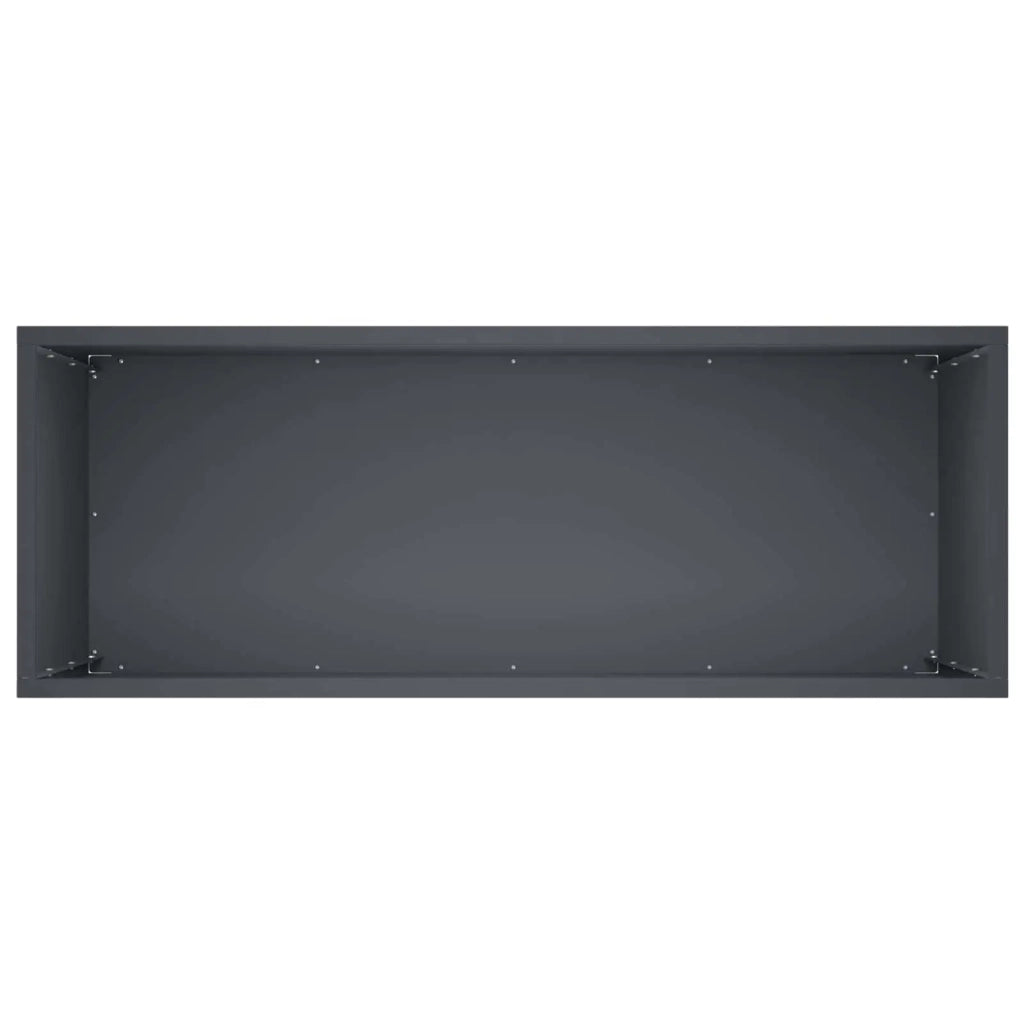 Vaso da giardino Antracite 80 x 30 x 40 cm 8005586