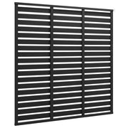Pannello di recinzione | Recinzione da Giardino in WPC 180x180 cm Nero