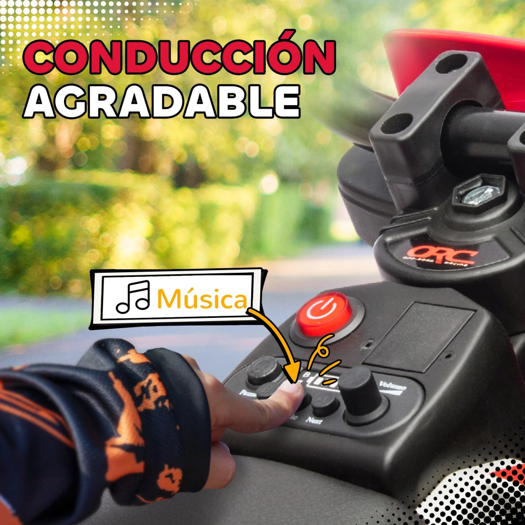 Moto Elettrica per Bambini ¨C zephmum ¨C Rosso 12V 30kg