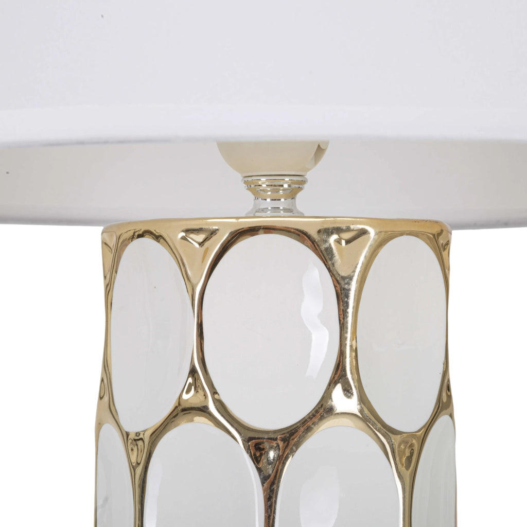 Badani, Lampada da Tavolo Necessaria 1 Lampadina, Bianco