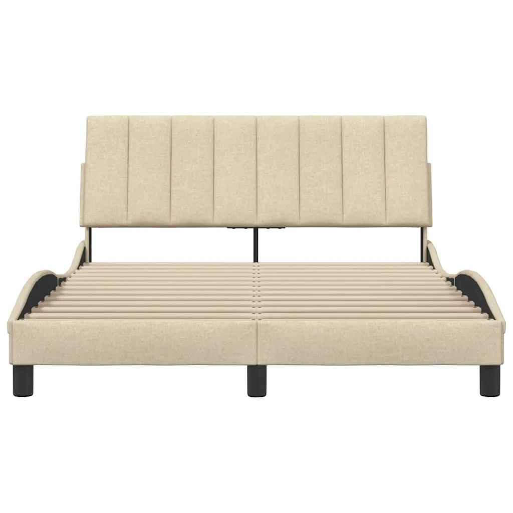 Giroletto senza Materasso Hanko Crema 120x200 cm Tessuto 3310382
