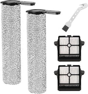 Accessori di sostituzione per spazzola - 2 Spazzole - 2 Filtri - 1 Pennello di pulizia - Adatto per Tineco Floor One S7 - Alta qualità - Accessori per aspirapolvere