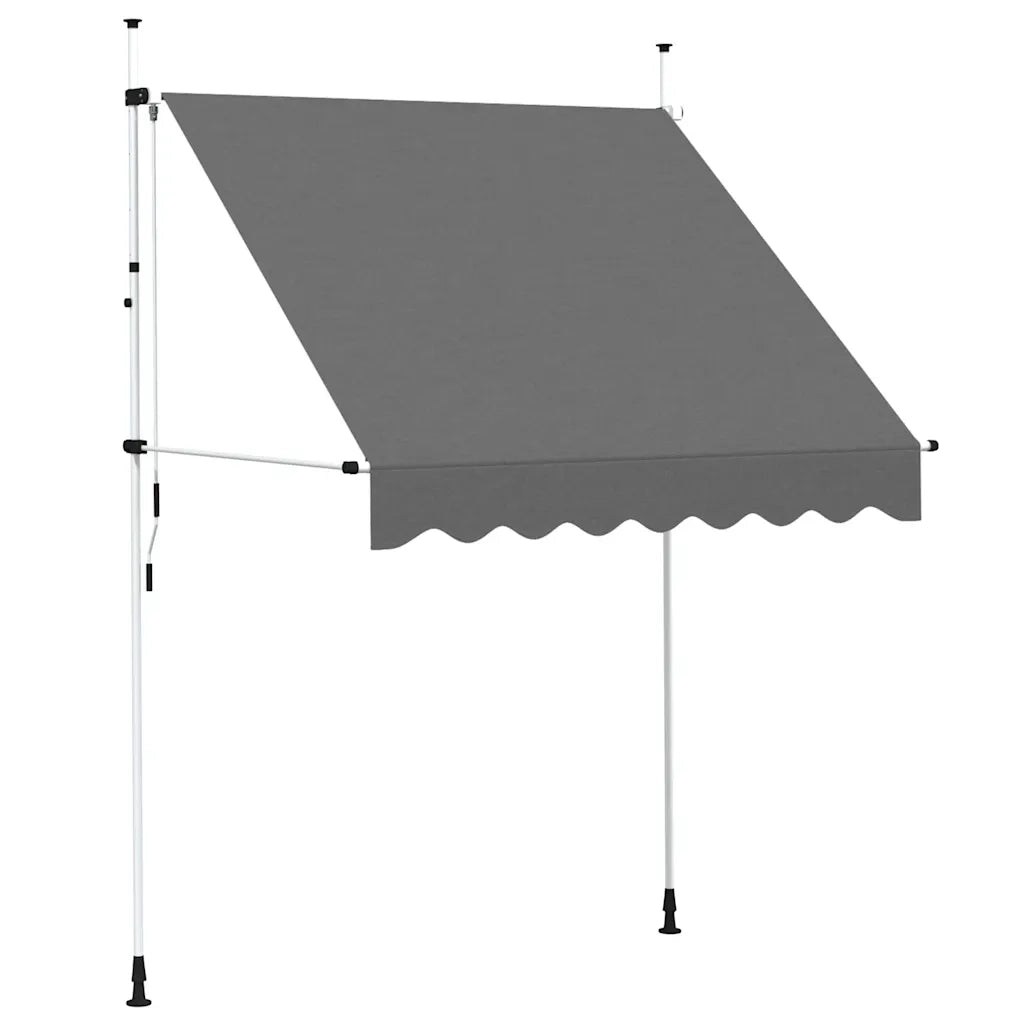 Tenda da Sole | Tenda parasole Retrattile Manuale 200 cm Antracite