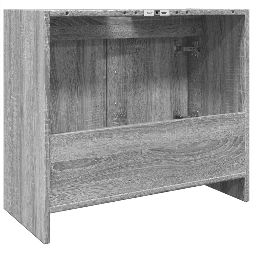 Mobile Lavabo Grigio Sonoma 63x29x55 cm in Legno Multistrato 848099
