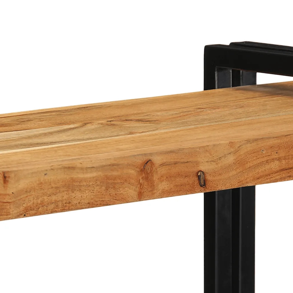 Mensola da Parete 90x33x45 cm Legno Massello di Acacia 4017487