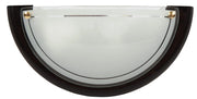 Plafoniera Candellux 11-70237 legno vetro bianco 30cm E27