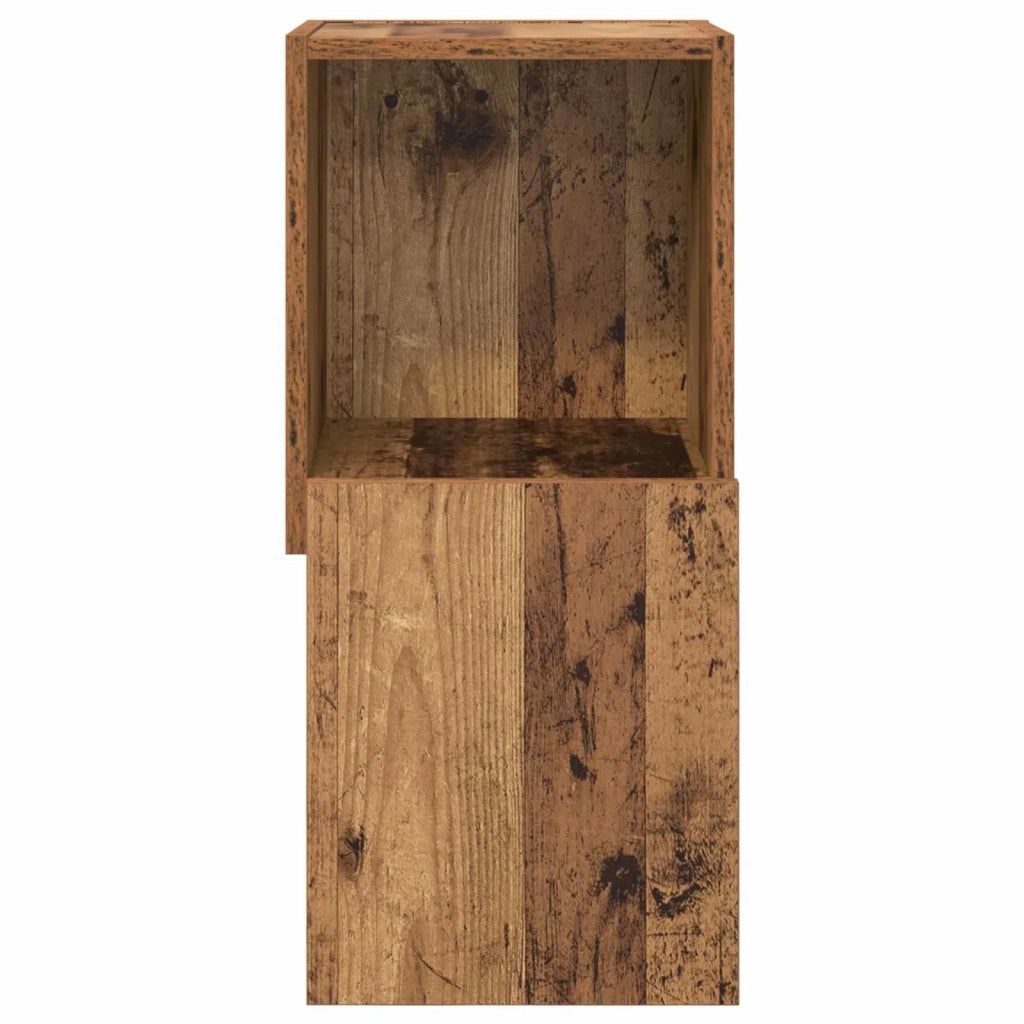 Mobile angolare Legno vecchio 30,5x30x65cm Legno multistrato