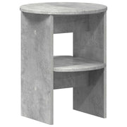 Mobile laterale | Tavolo laterale | Tavolino Grigio Cemento ?40 x 50 cm Legno ingegnerizzato