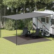 Tappeto da Tenda 400x400 cm Antracite 310691