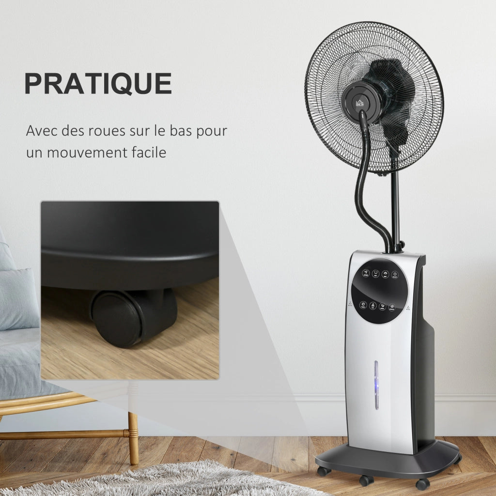 Ventilatore nebulizzatore 90 W ¨C zephmum ¨C grigio nero