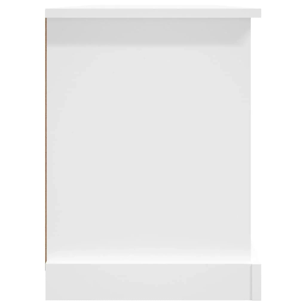 Mobile TV multimediale mensola TV credenza mobile TV sala da pranzo soggiorno camera da letto 99,5 x 35,5 x 48 cm legno ingegnerizzato bianco 02_0026372