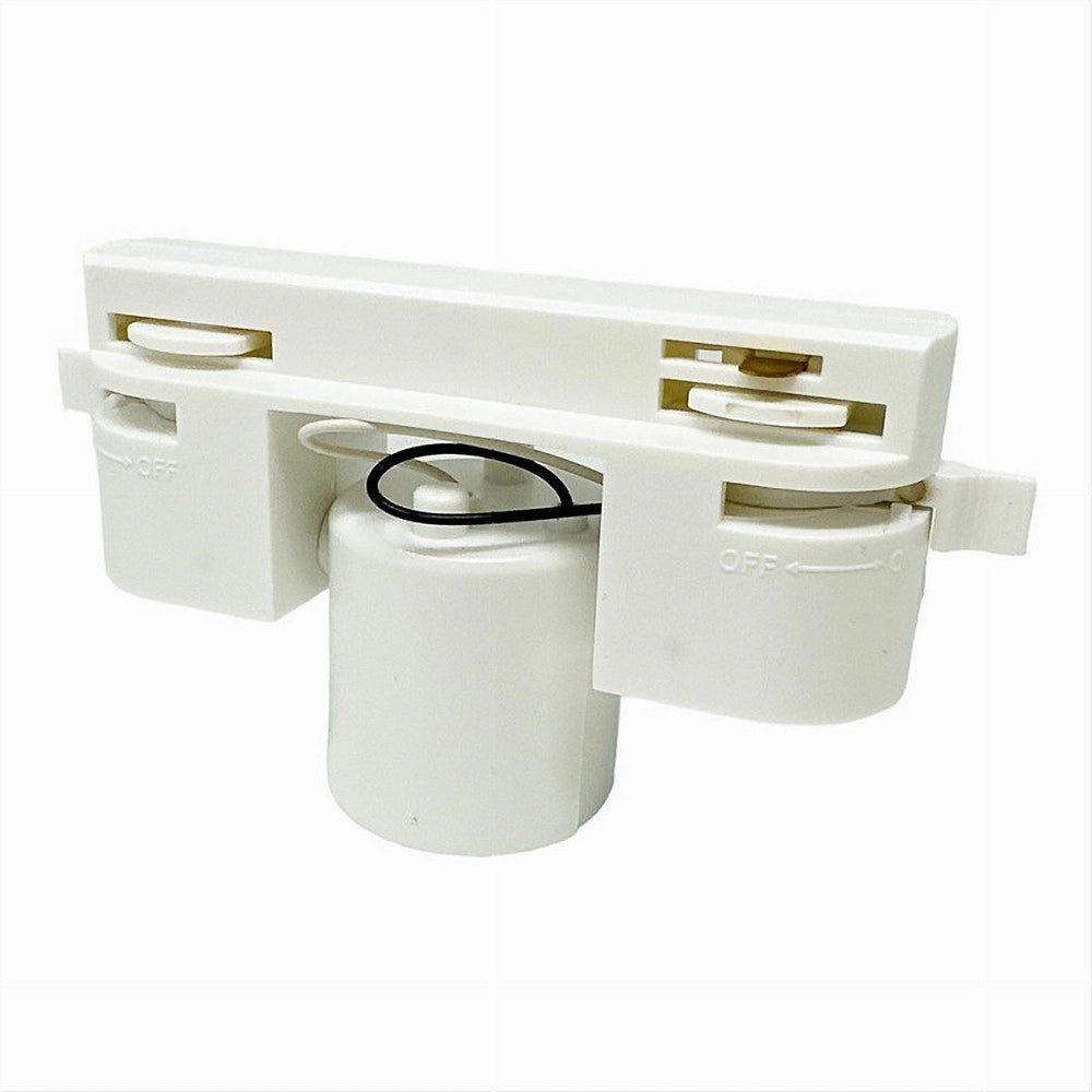 Trade Shop - Portalampada Per Binario Monofase Connettore Lampadine E27 Adattatore Pista-e27 -
