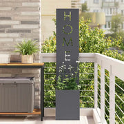 vidaXL Schermo per privacy in giardino Traforo Antracite 32 x 140 cm