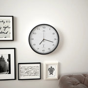 Orologio a Parete Radiocontrollato al Quarzo 31cm Bianco e Nero CFW3096514