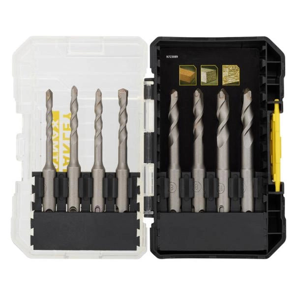 Stanley set 8 punte SDS-Plus