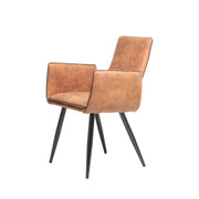 Set 2 Poltroncine Penelope in Similpelle Beige
