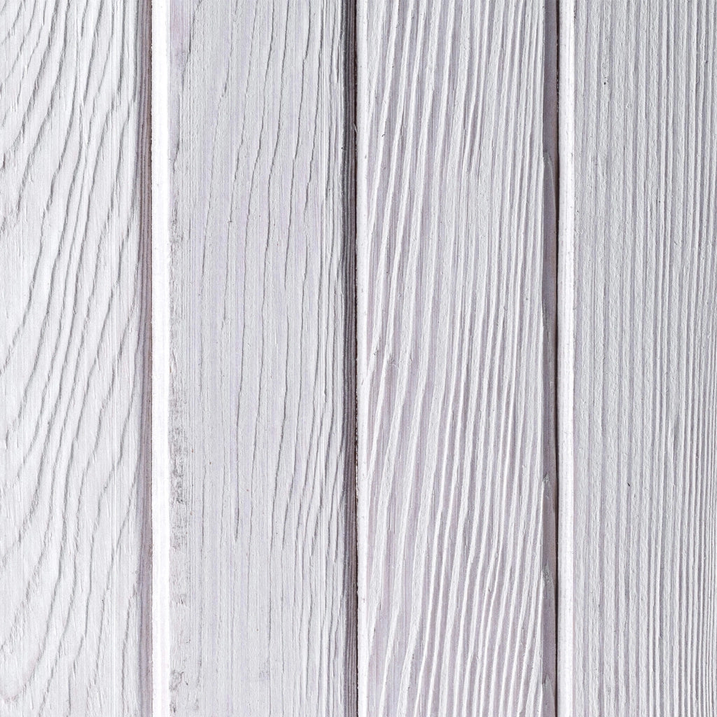 Recinzione da giardino in legno KADAX Palisade, infissa nel terreno, colore bianco, 10x114 cm.