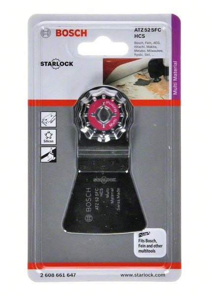 2608661647 - Raschietto per Multifunzione, HCS ATZ 52 SFC, flessibile 52 x 38 mm , MULTIMATERIALE