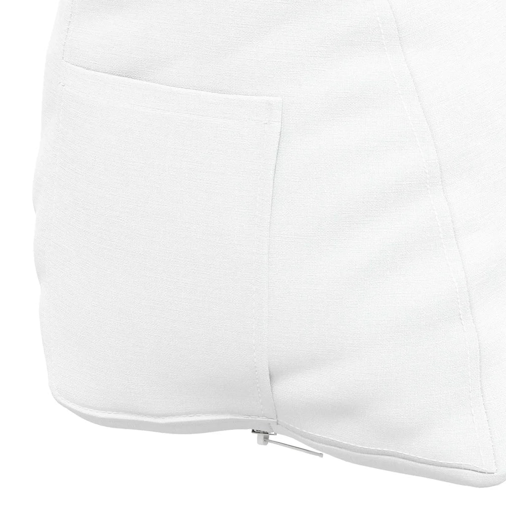 Cuscino per Schiena Bianco 60 x 20 x 50 cm Tessuto 42015042