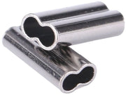 Vismouwen in Acciaio - 100 Stuks - Doppie Viti Mou - Connettori a Coppia - Diametro Interno 1.0/1.2/1.4/1.6/1.8/2.0 mm - Lunghezza 10 mm - Facili da Usare - Connettori