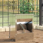 Mangiatore per conigli Argento 20 x 12,5 x 25 cm
