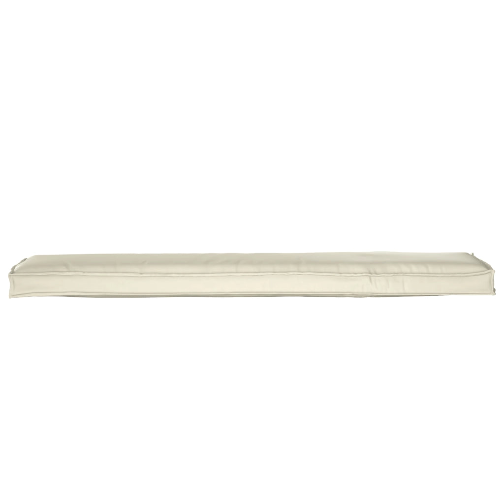Cuscino per Panca Crema 180x40x8 cm in Tessuto Oxford