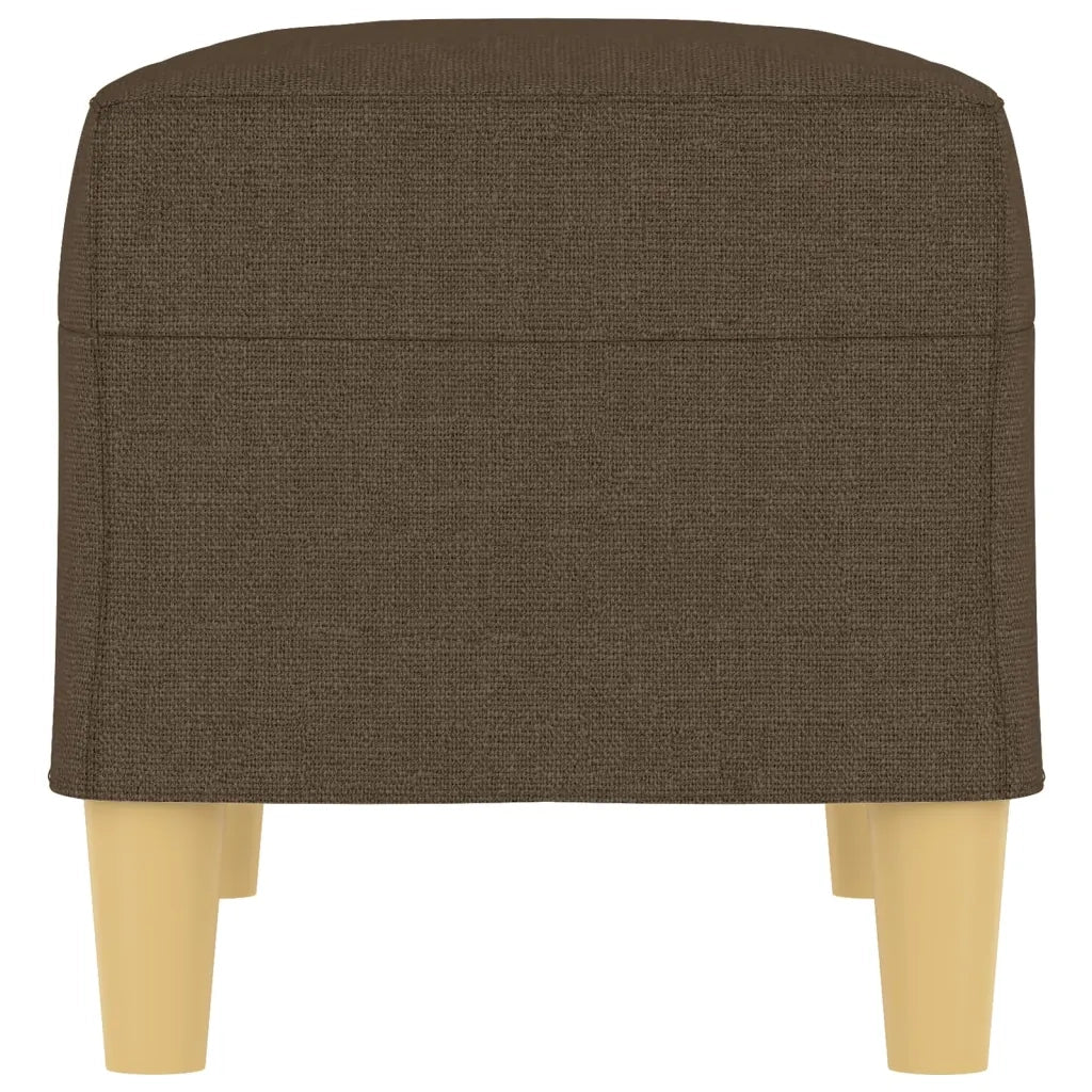 Panca Marrone 70x35x41 cm in Tessuto 349370