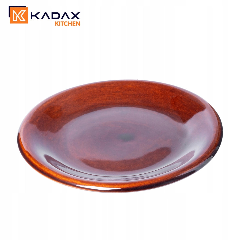 Set di 4 piatti da dessert KADAX da 19 cm in ceramica.