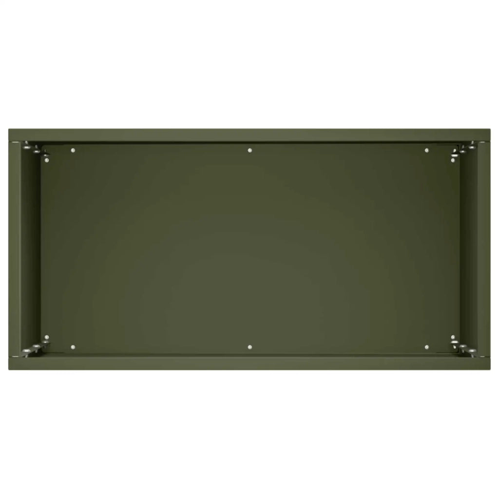 Vaso da giardino 2 pz Verde Oliva 40 x 20 x 40 cm 8005407