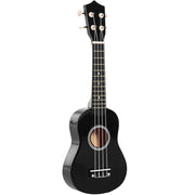 Ukulele Soprano per Principianti ¨C zephmum ¨C Legno con Corde Nylon, Nero 21 Pollici