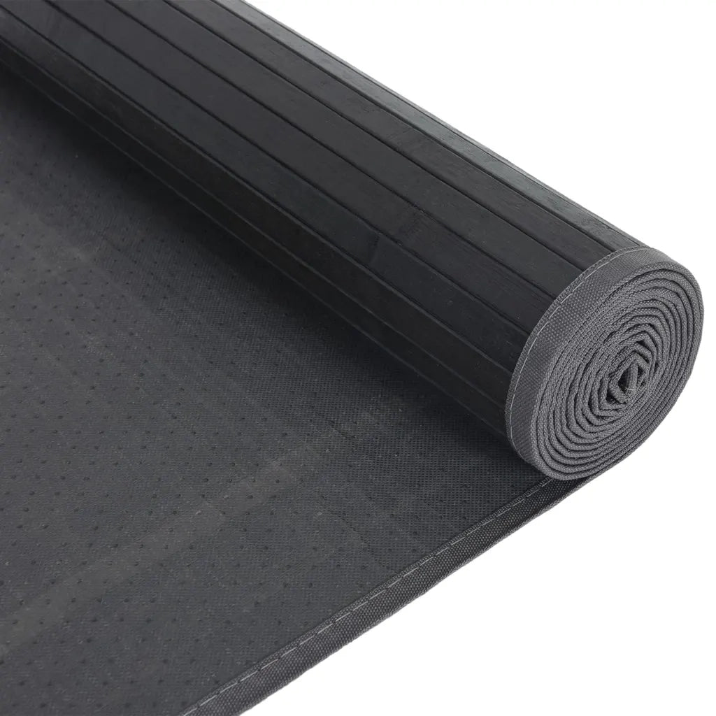 Tappeto Rettangolare Grigio 80x200 cm in BambÃ¹