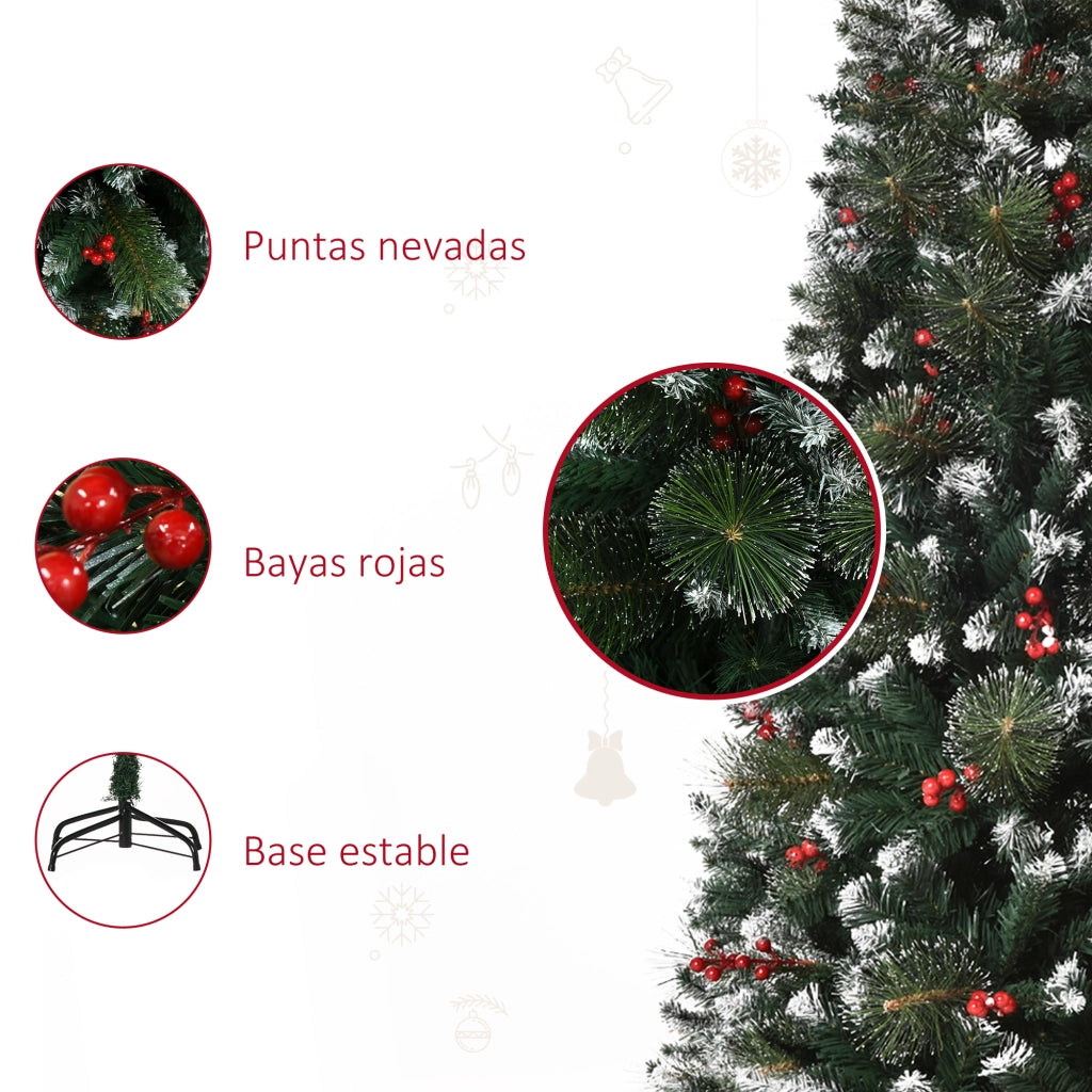 Albero di Natale Artificiale con Neve ¨C zephmum ¨C Verde 150 cm