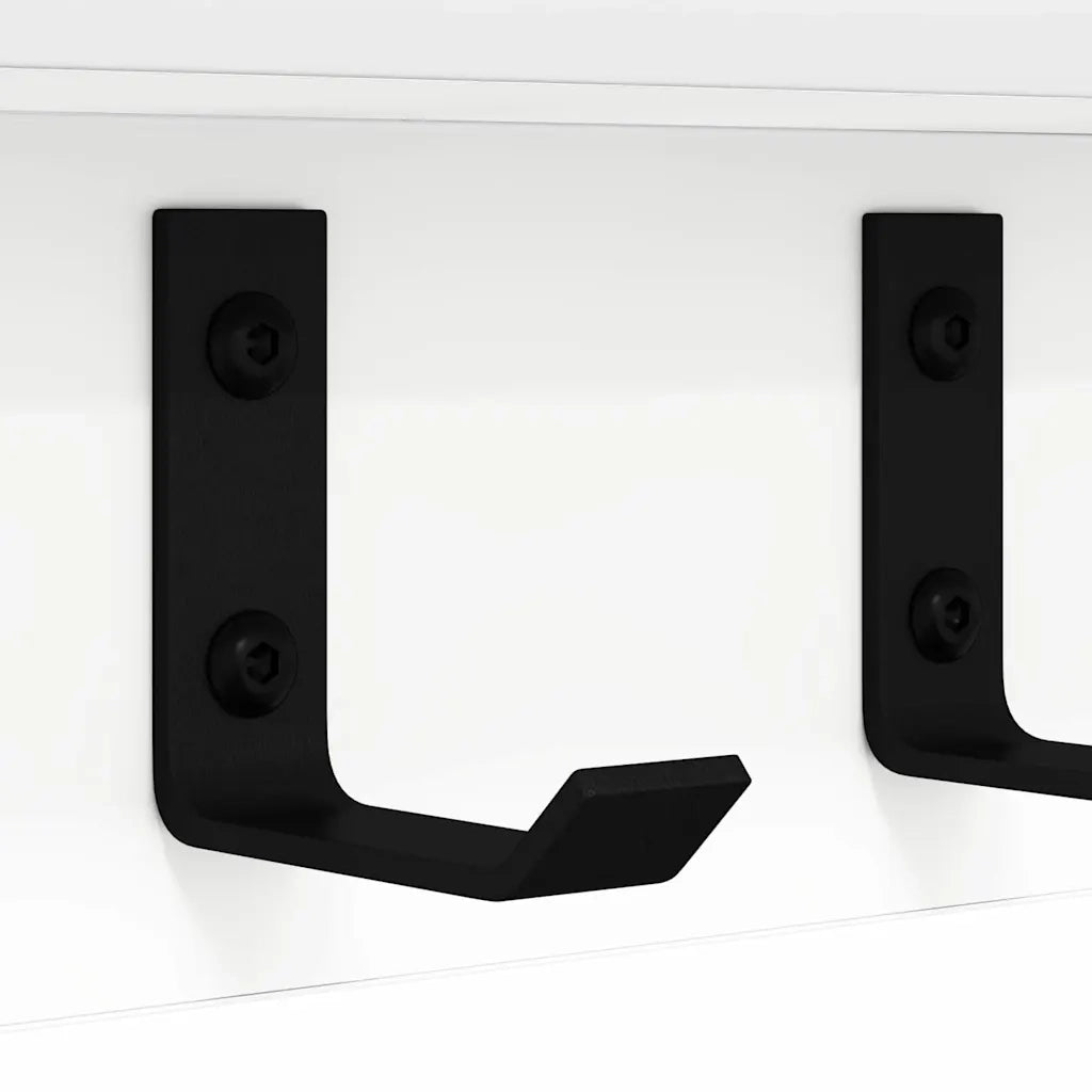 Appendiabiti a muro Bianco 60 x 10,5 x 10,5 cm CFW4706157