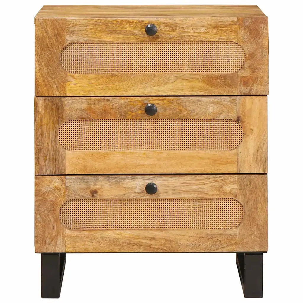 Armadio da Notte con cassetto Naturale 50 x 33 x 62 cm 4018053