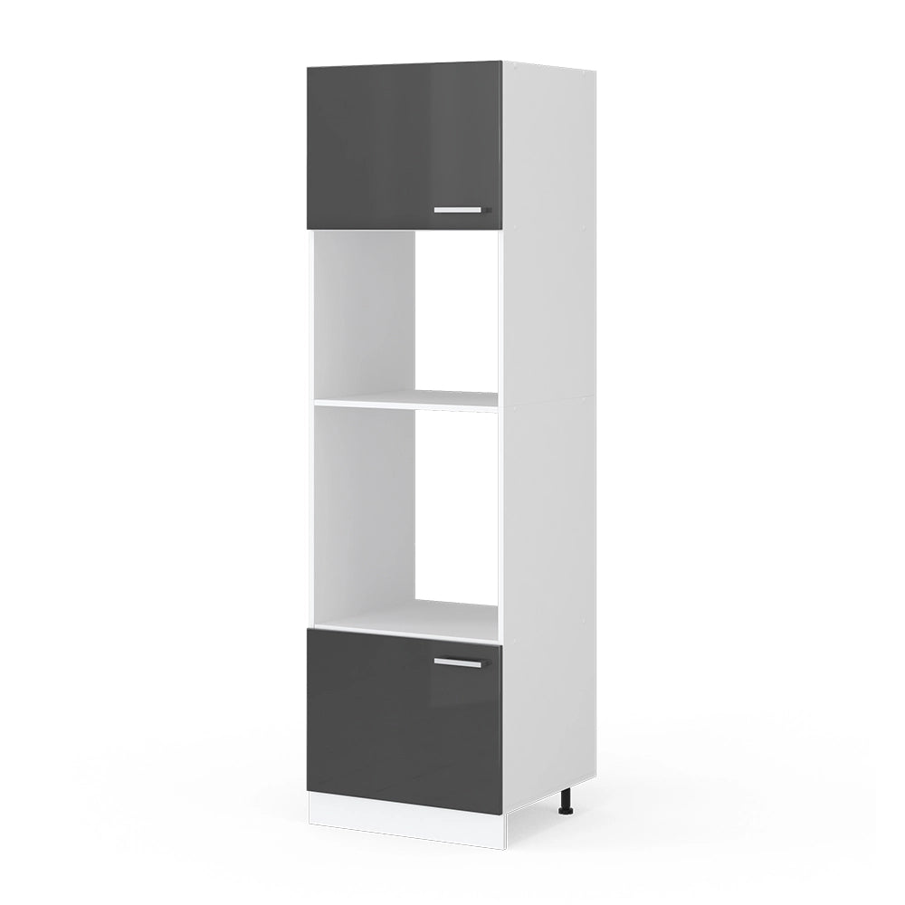 Vicco Frontale cucina Antracite lucido 59.6 x 76.6 cm frontale del mobile per mobile da incasso microonde