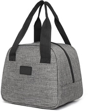 Borsa di Latta per Picnic Geïsoleerde Tasca per Picnic Herbruikbare Tasca per Picnic (6L, Grigio)
