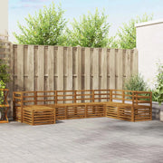 Set di divani da esterno 8 pcs Naturale
