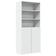 Credenza | Madia | Buffet da pranzo | Armadio da pranzo Bianca 80x42,5x185 cm in Legno Multistrato