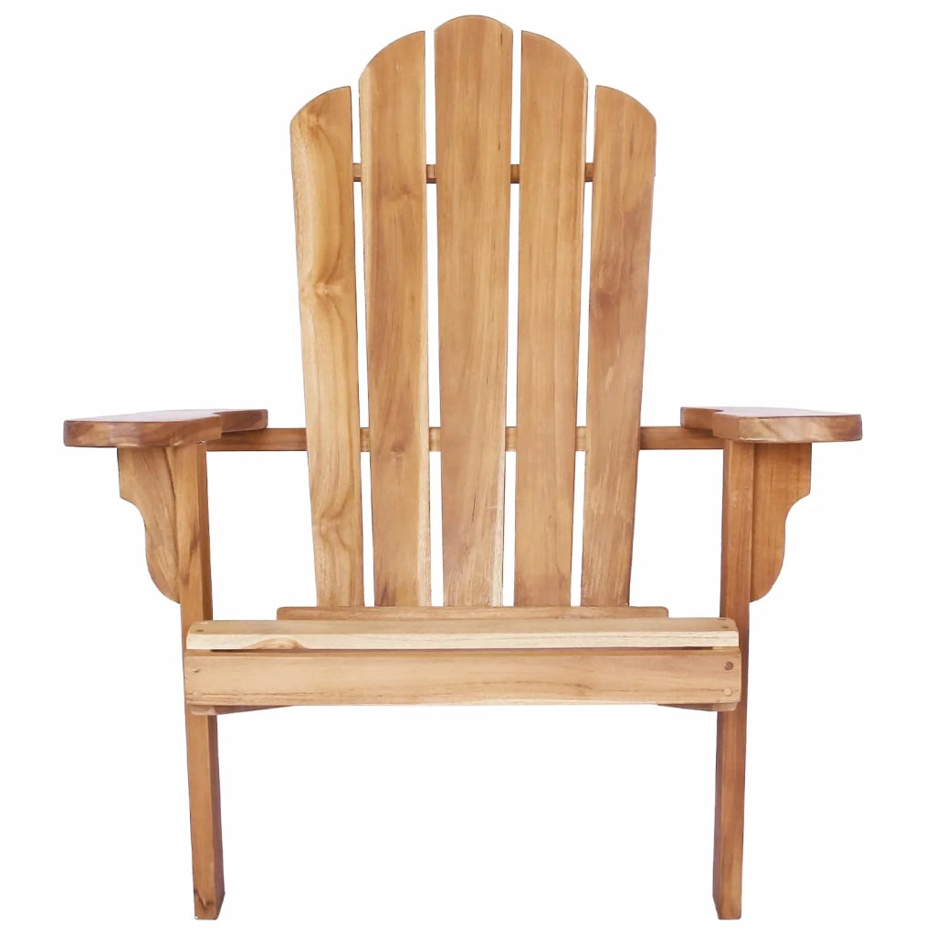 Sedia Adirondack da giardino Naturale Legno di teak solido 42041355