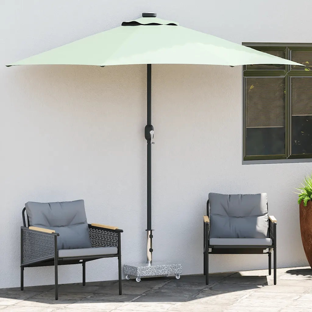 Base per Ombrellone Grigio Chiaro 45x25x8,3 cm in Granito CFW6406620